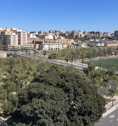 Jardin del Turia van boven