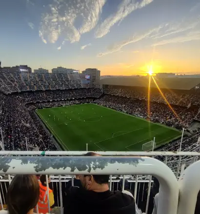 Mestalla stadion binnen
